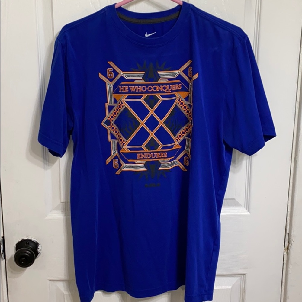 Nike Lebron Dri Fit Bball Tshirt Sz L